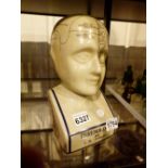 Large Phrenology head,