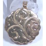 9ct gold fancy locket by JA Mainline