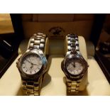 Beverley Hills Polo Club ladies & gents boxed wristwatches