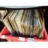 Box of mixed genre records