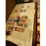 Album of worldwide postage stamps