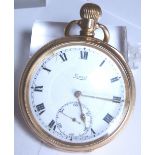 Limit open faced pocket watch