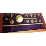 Mahogany boxed Sikes Hydrometer