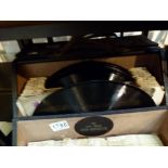 Box of 78 rpm records