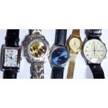 Box of mixed wristwatches