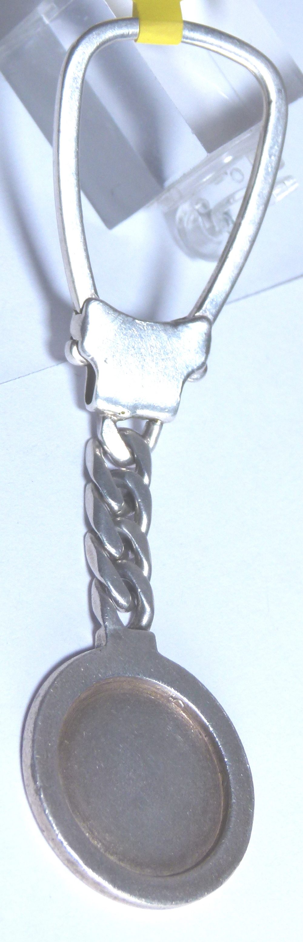 Sterling silver solid key fob,