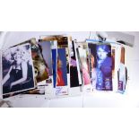 Over 100 autographed photographs including Terry Wogan,