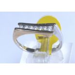 9ct yellow and white gold 0.