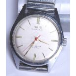 Oris gents 15 jewel wristwatch on expanding bracelet