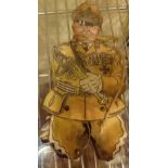 Card Nazi WWII caricature articulated Goering hanging puppet,