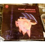 Black Sabbath Paranoid lp with swirly label