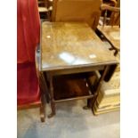 Drop leaf tea trolley,