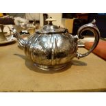 Victorian silver plated tea pot