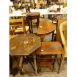 Assorted side tables