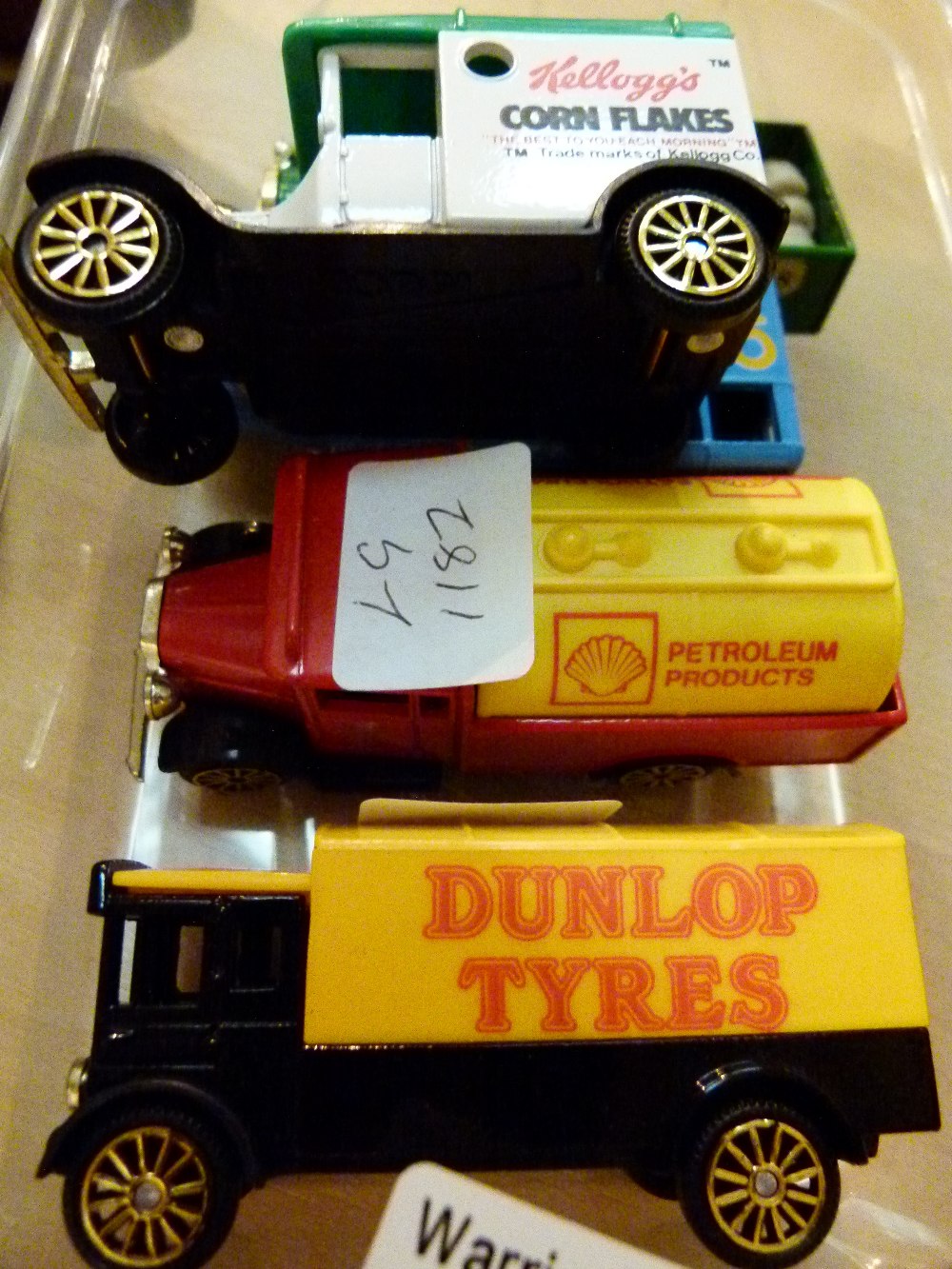 Five Corgi trucks, mint condition,