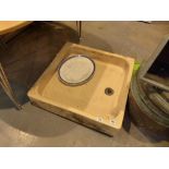 Large ceramic square sink