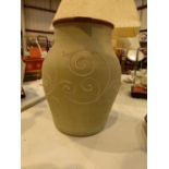 Large Derby decorated vase,