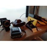 Quantity of vintage cameras