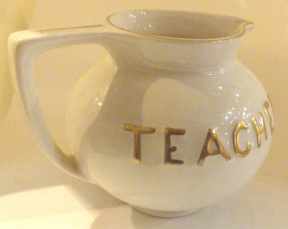 VintageTeachers whisky water jug