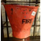 Antique fire bucket