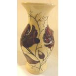 Moorcroft Chocolate Cosmos vase,