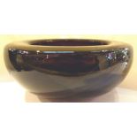 Early 20thC Geoffrey Baxter designed controlled bubble 5" bowl,