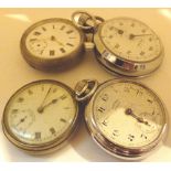 Three pocket watches,