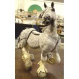 Unusual model of a shire horse