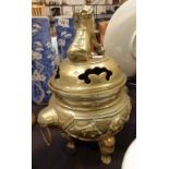 Brass Japanese incense burner