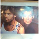 Picture of Wham signed by George Michael,early signing,