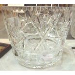 Large cut glass bowl, D: 24 cm,