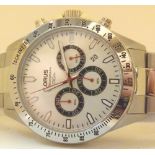 Lorus stainless steel chronograph wristwatch,