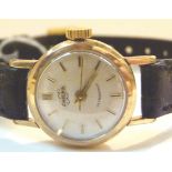 Ladies gold filled vintage cocktail watch,