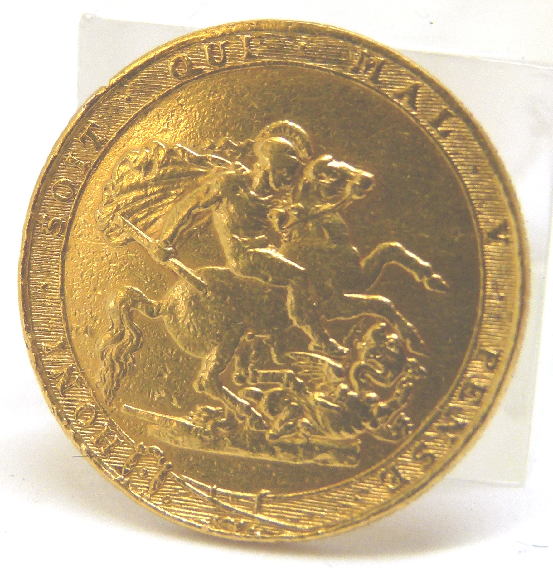 George III full sovereign, - Image 2 of 2