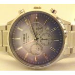 Lorus stainless steel chronograph wristwatch,