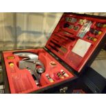 Prinz Scientific 9002 microscope outfit in wooden box