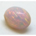 Polished loose opal stone