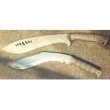 Modern sheathed Kukri and a further example