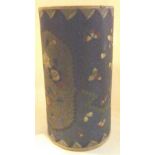 British Victorian enamelled cylinder vase,