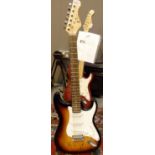 Electric guitar signed by the late George Michael also added Faith,