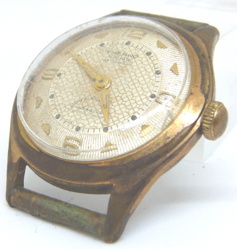 Thermo automatic 25 jewel wristwatch head