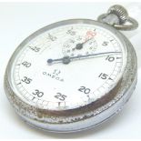 Chrome plated Omega stopwatch A/F