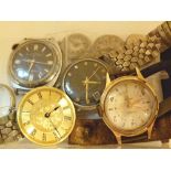 Box of mixed mechanical wristwatches and movements