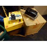 Assorted lot including a Eumig film projector, Ricoh camera,