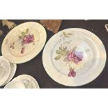 Pair of Royal Worcester hand painted plates,