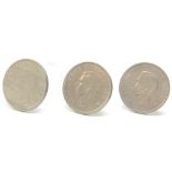 Three George VI half crowns, 1948,