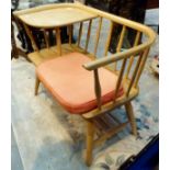 Ercol style telephone table seat