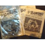 Seven vintage Boxing News, World Premier