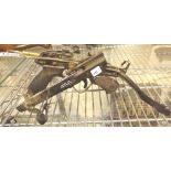 Two handheld crossbows, Barnett Imp and