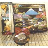 Hand painted Japanese photograph album a